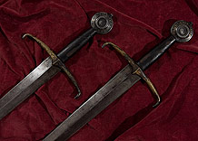 Jednoruční zlacené meče